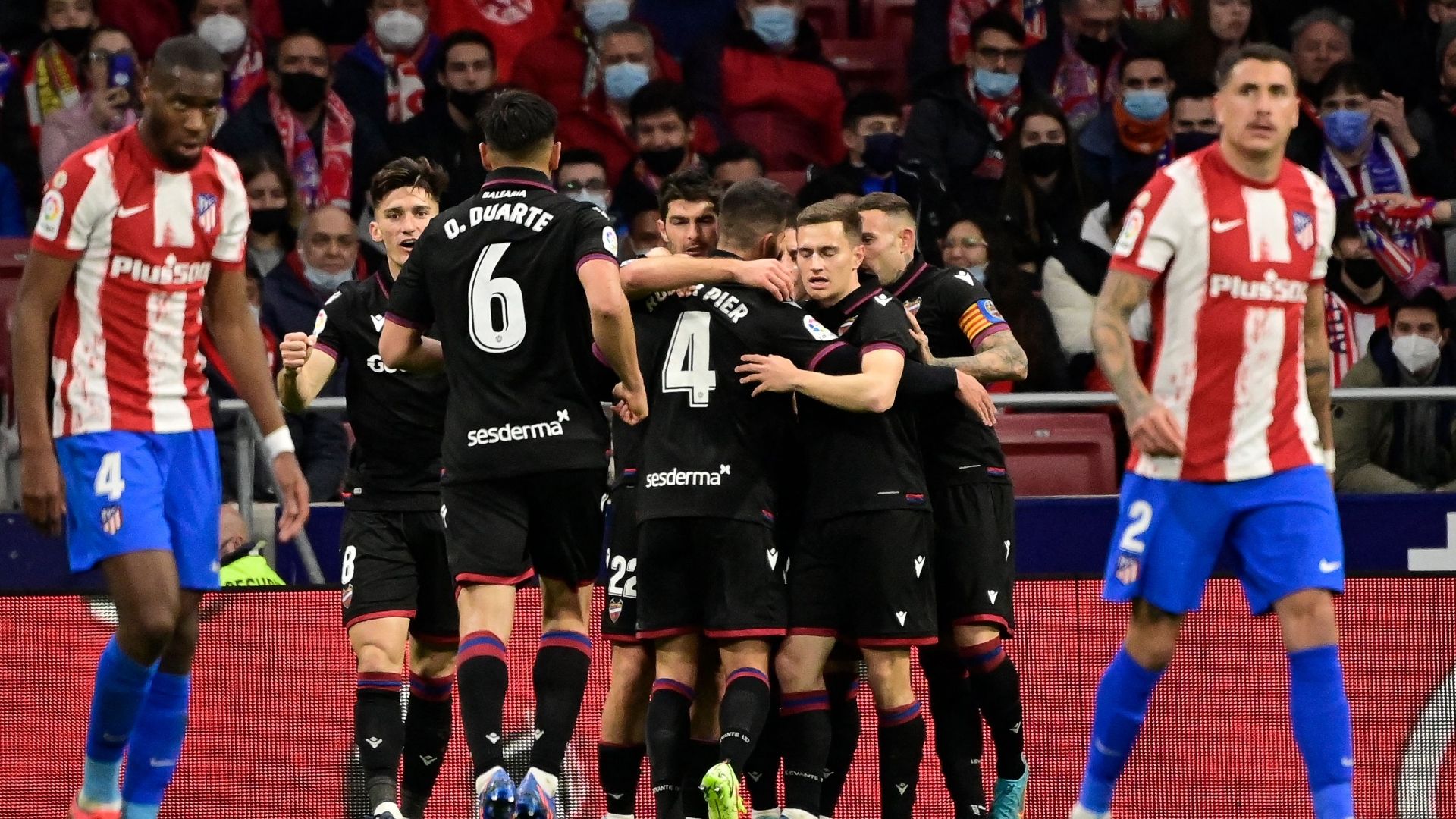Atlético Madrid vs. Levante