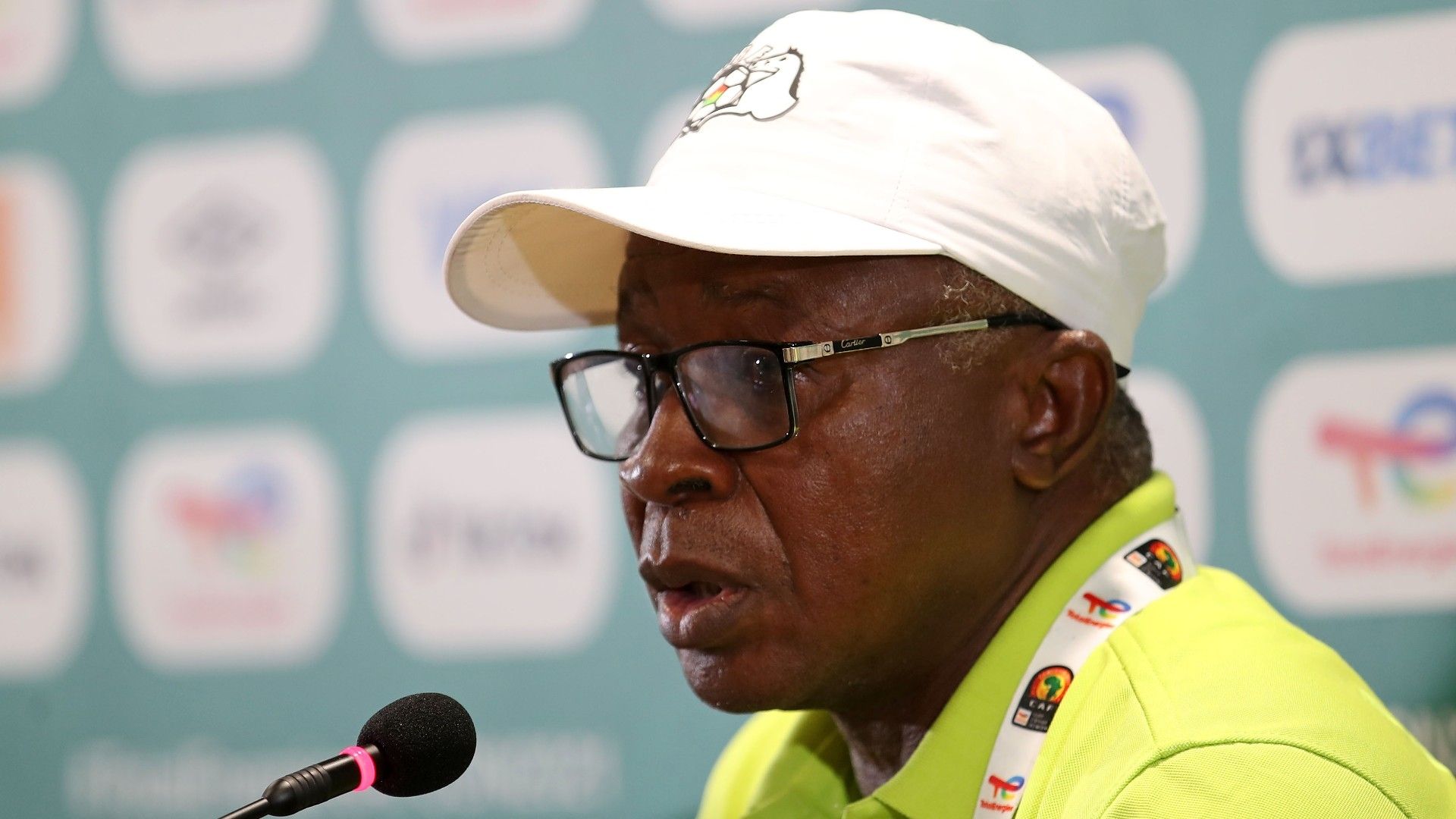  Kamou Malo, coach of Burkina Faso during the 2021 Africa Cup of Nations.