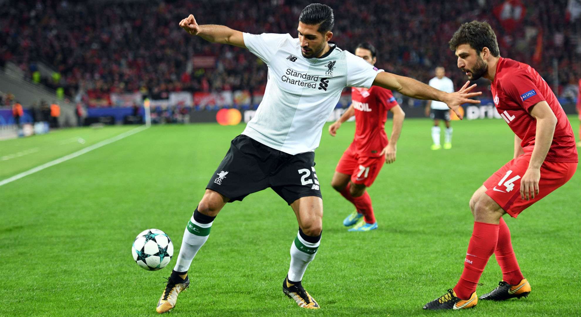 Emre Can Liverpool Spartak Moscow