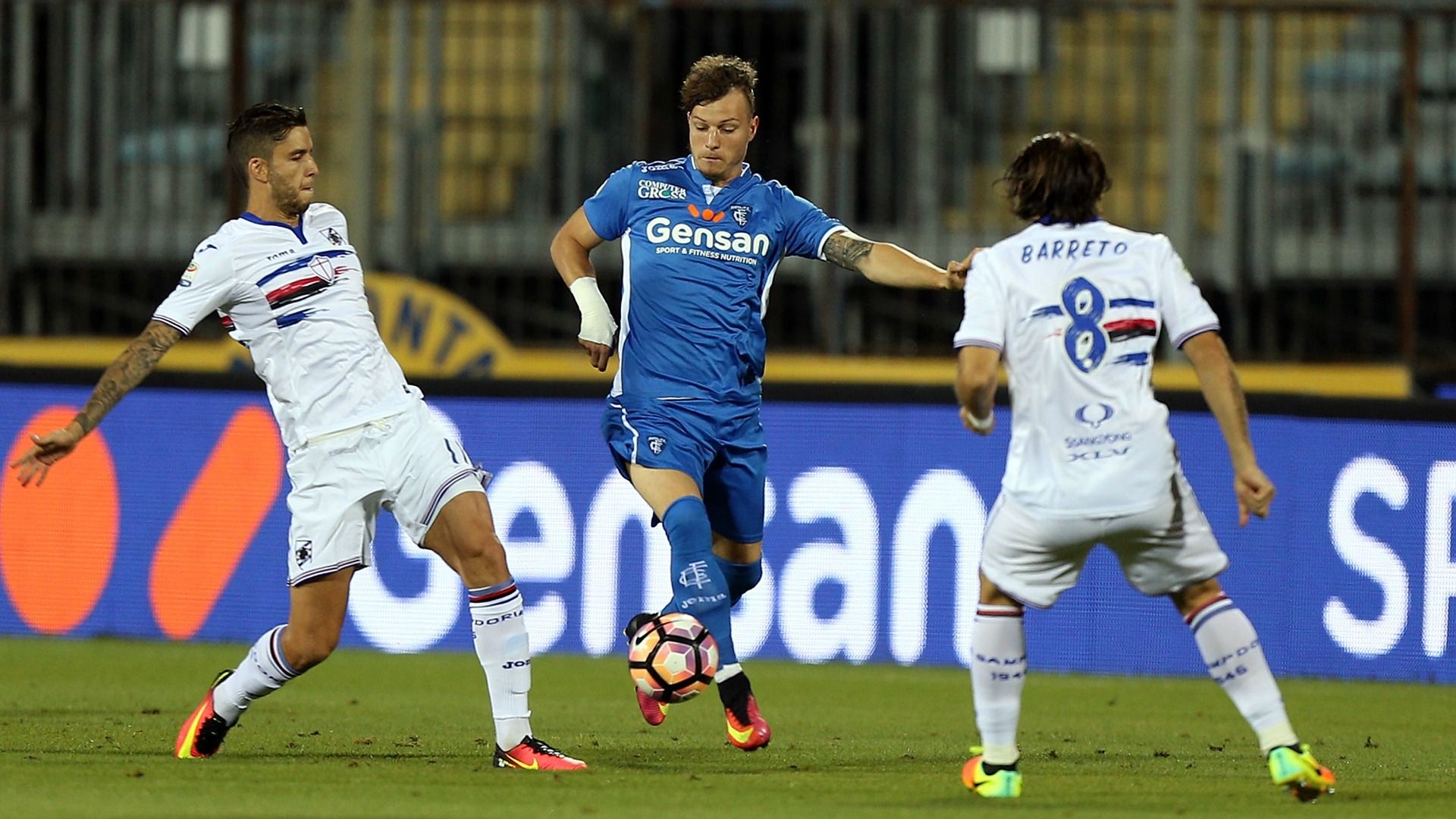 Marcel Buchel Edgar Barreto Empoli Sampdoria