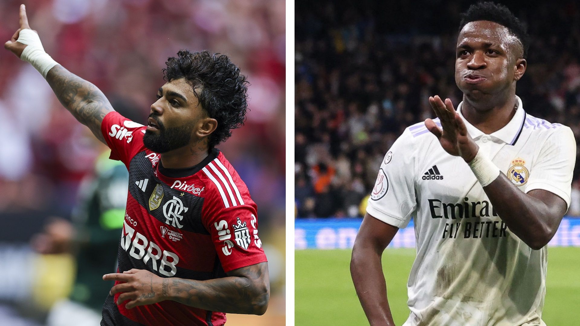 GFX Gabigol Flamengo Vini Jr Real Madrid