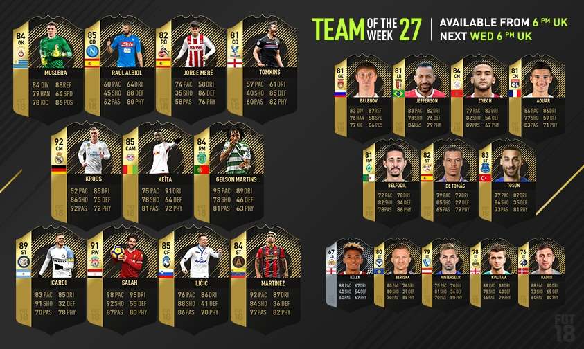 FIFA TOTW 27