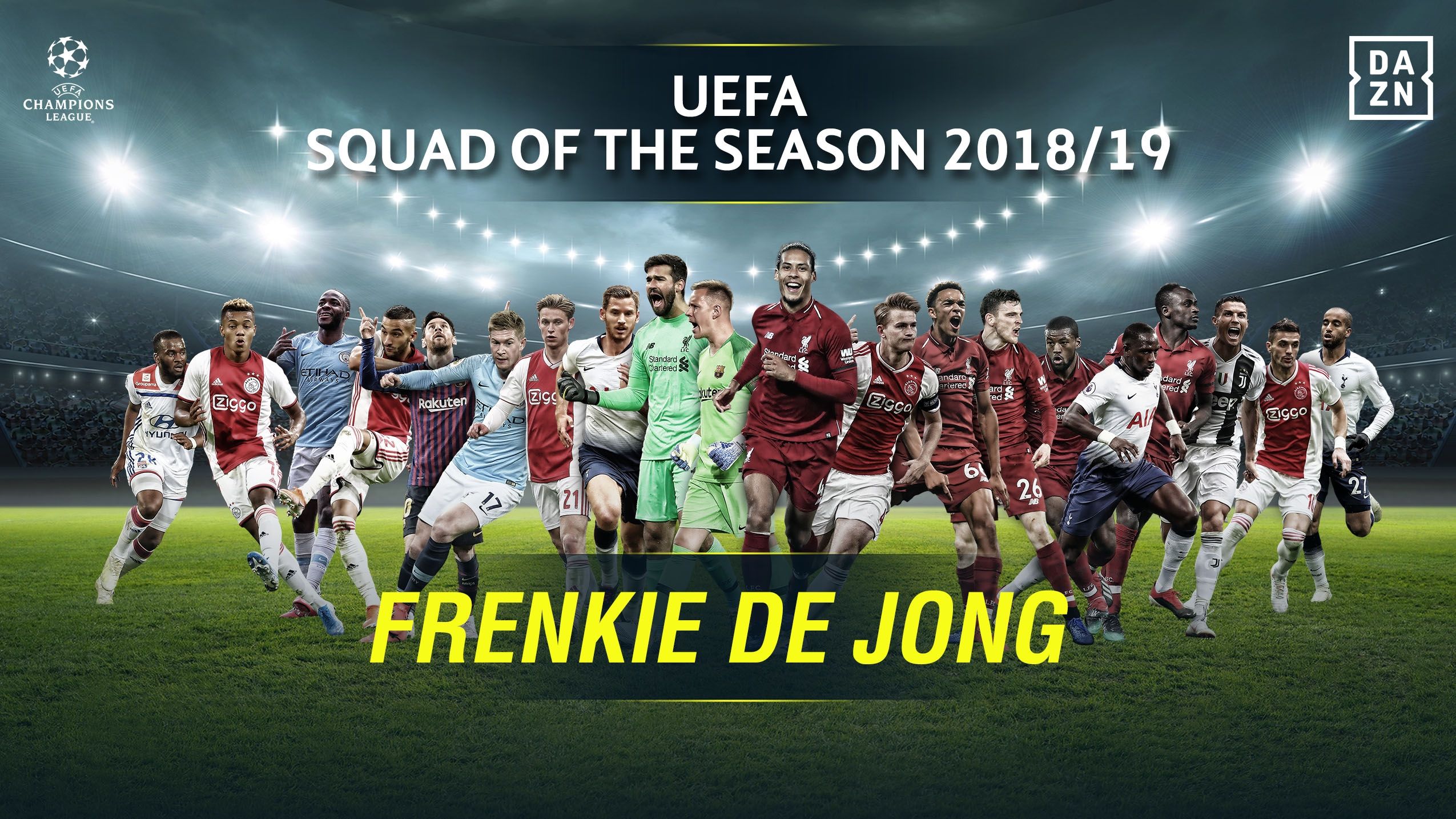 Frenkie de Jong: 2018-19 UEFA Champions League Squad of the Season - Midfielder