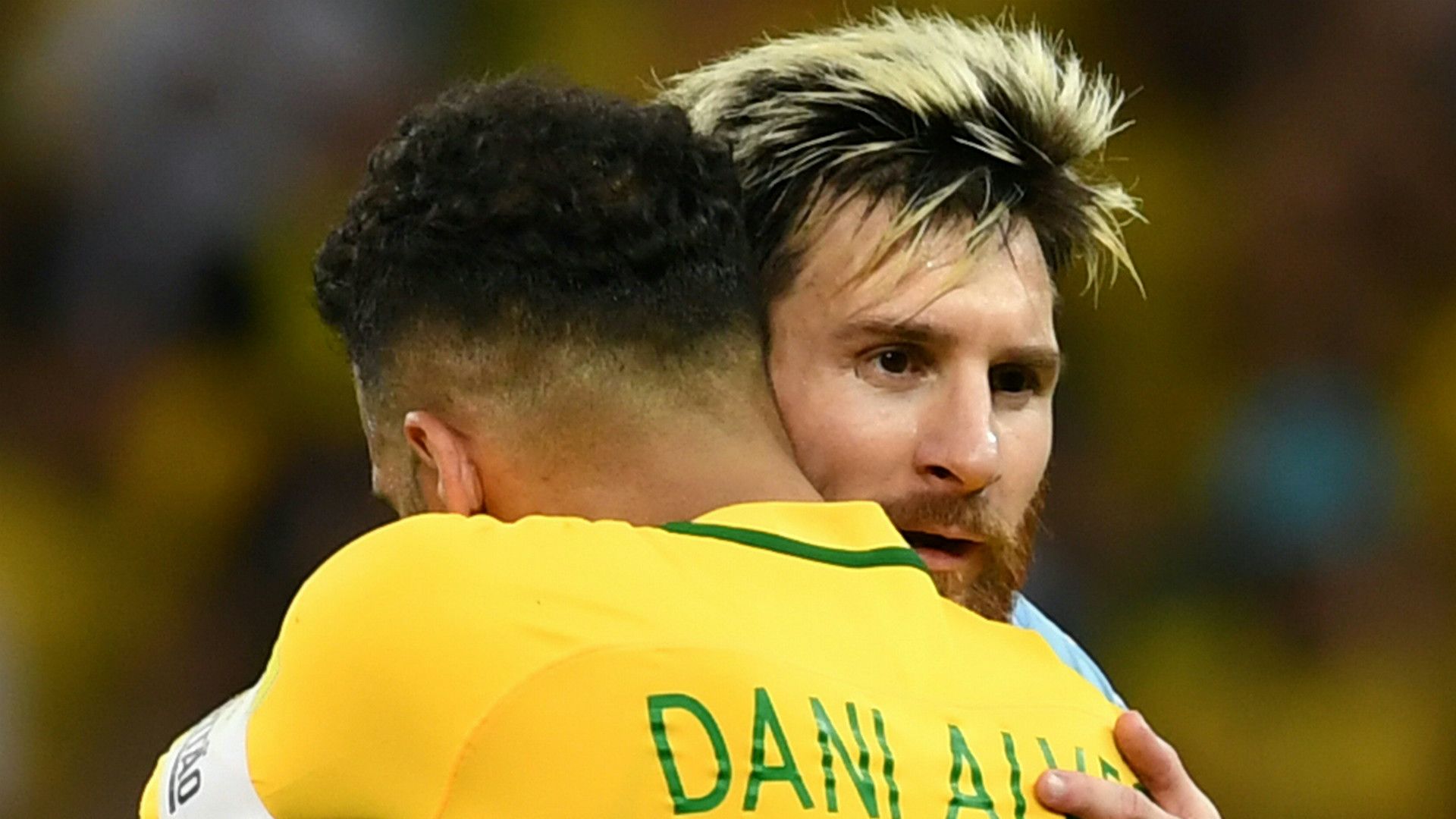 Dani Alves Lionel Messi Brasil Argentina Eliminatorias sudamericanas 10112016