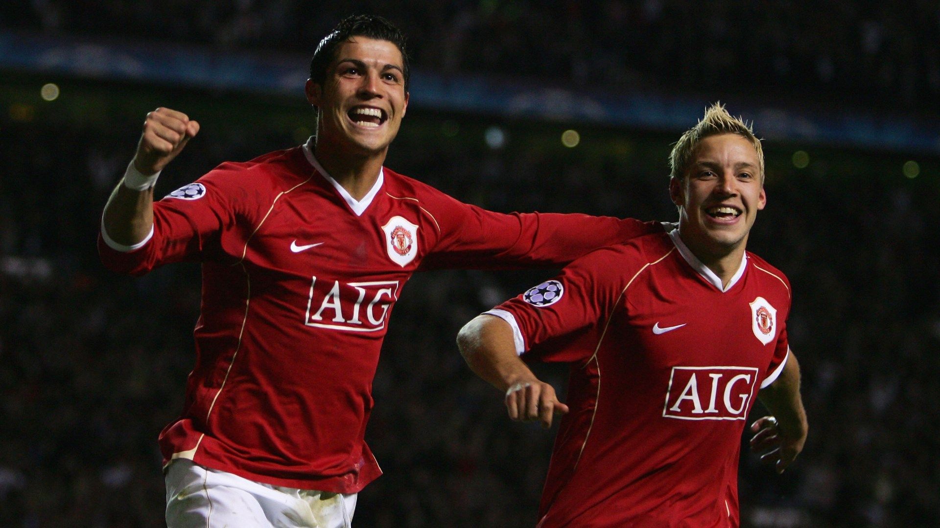Cristiano Ronaldo Alan Smith Manchester United 2006
