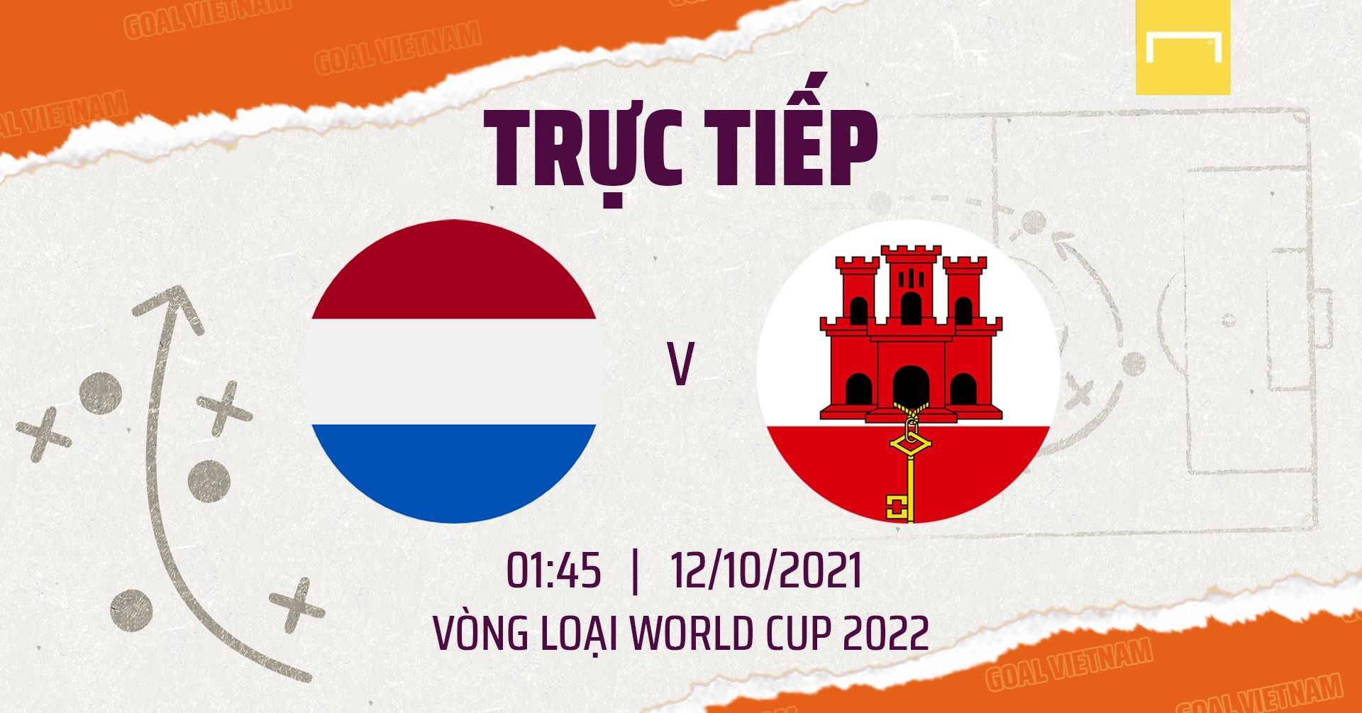 Live Netherlands vs Gibraltar