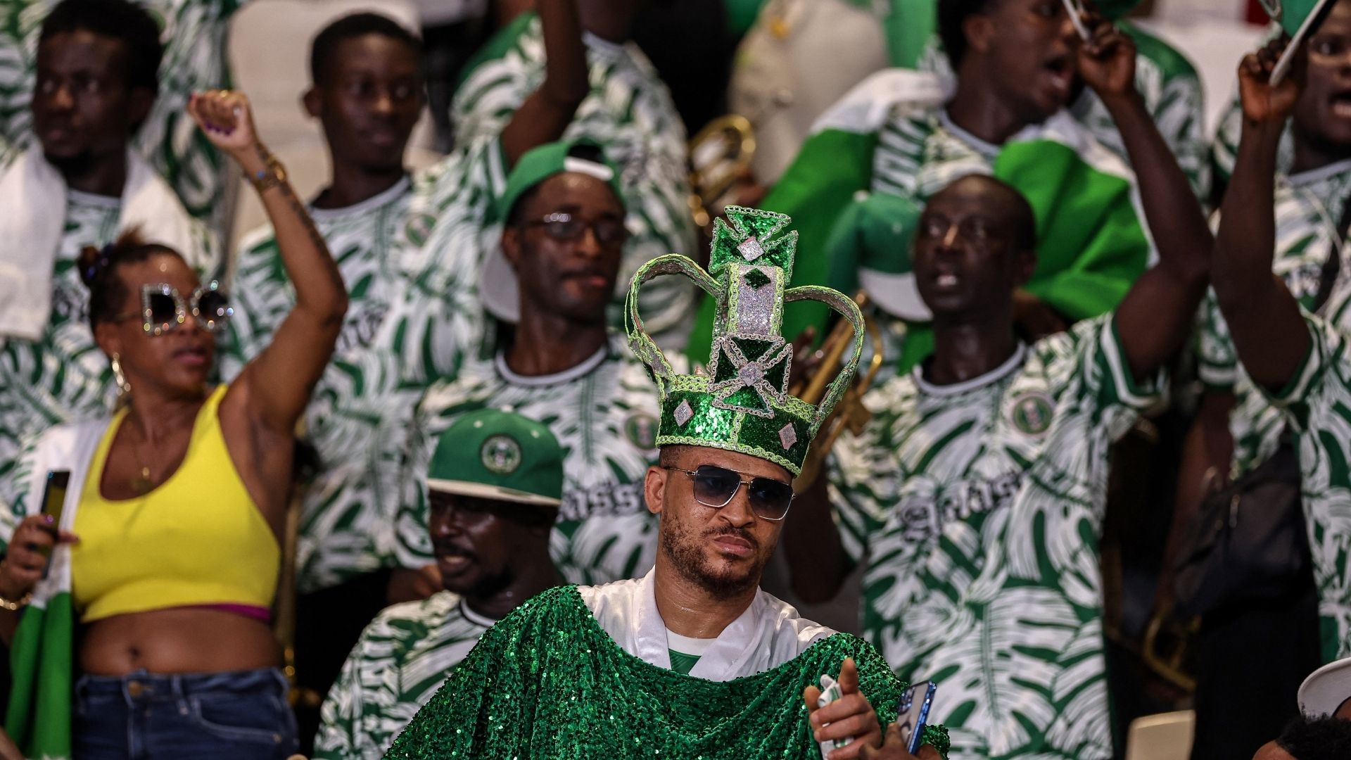 Nigeria fans Afcon