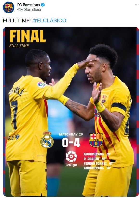 레알 마드리드 vs 바르셀로나 결과