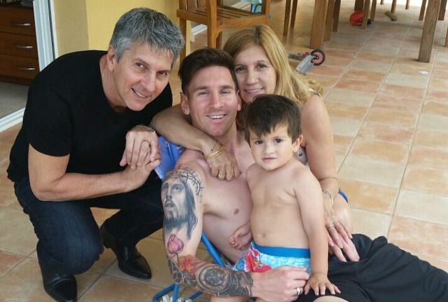 Messi family
