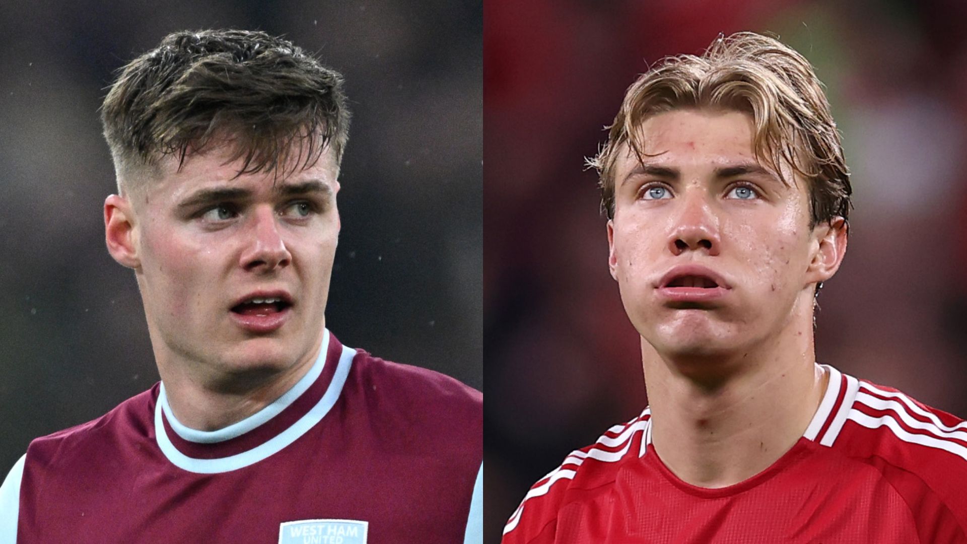 GFX Evan Ferguson Rasmus Hojlund