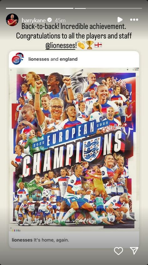 Lionesses Euro 2025 Harry Kane