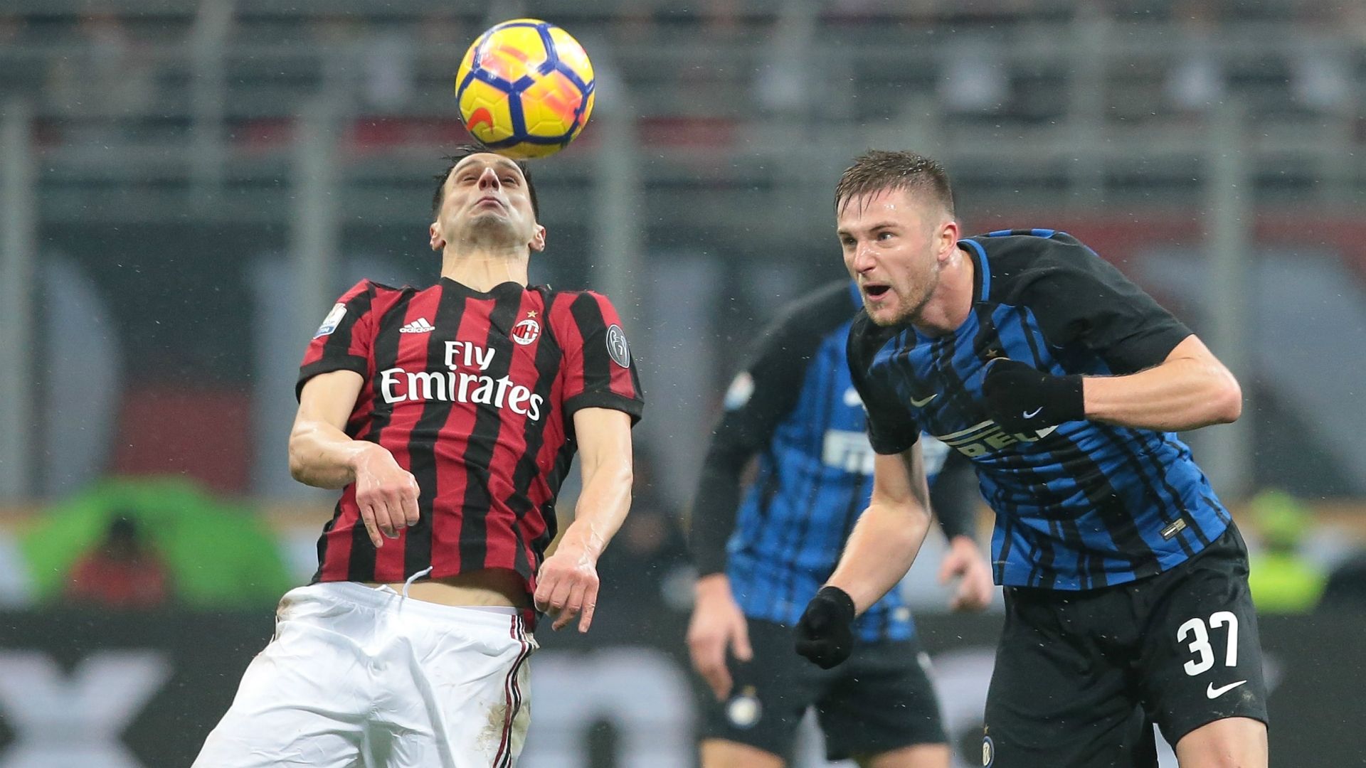 Kalinic Skriniar Milan Inter Italian Cup