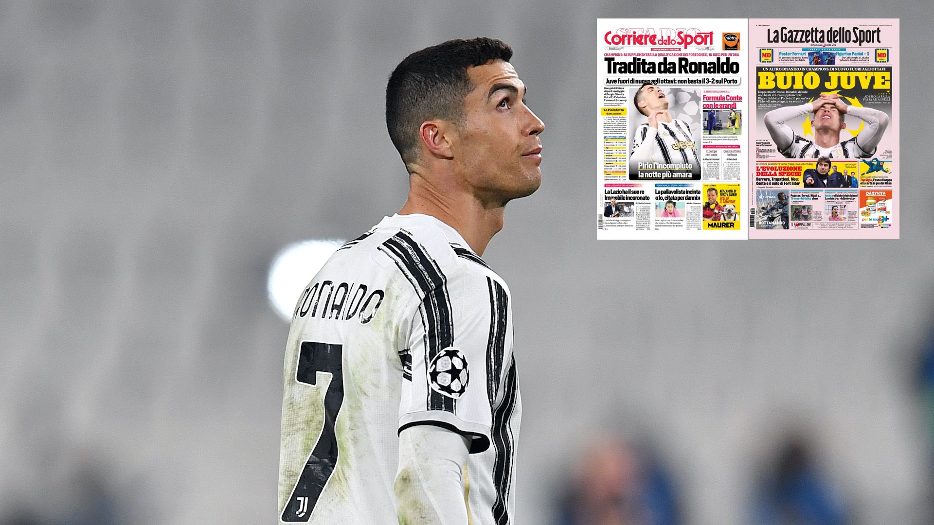 Cristiano Ronaldo portadas italia