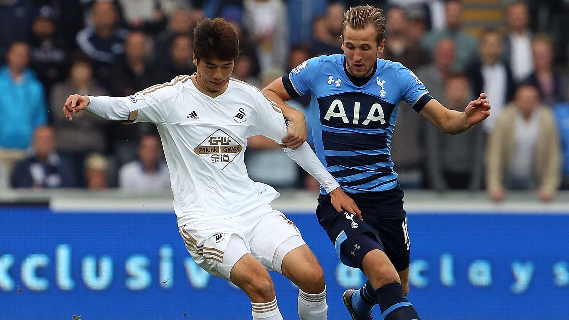 Ki Sung-Yueng Harry Kane Swansea Tottenham English Premier League
