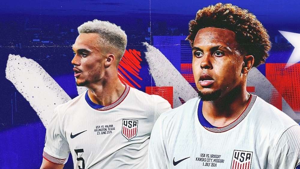 Weston McKennie, Antonee Robinson USMNT