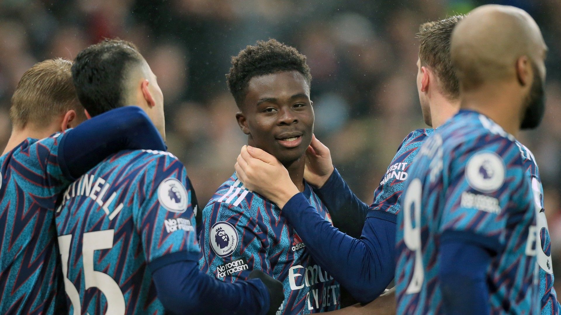 Bukayo Saka Arsenal Norwich 2021-22