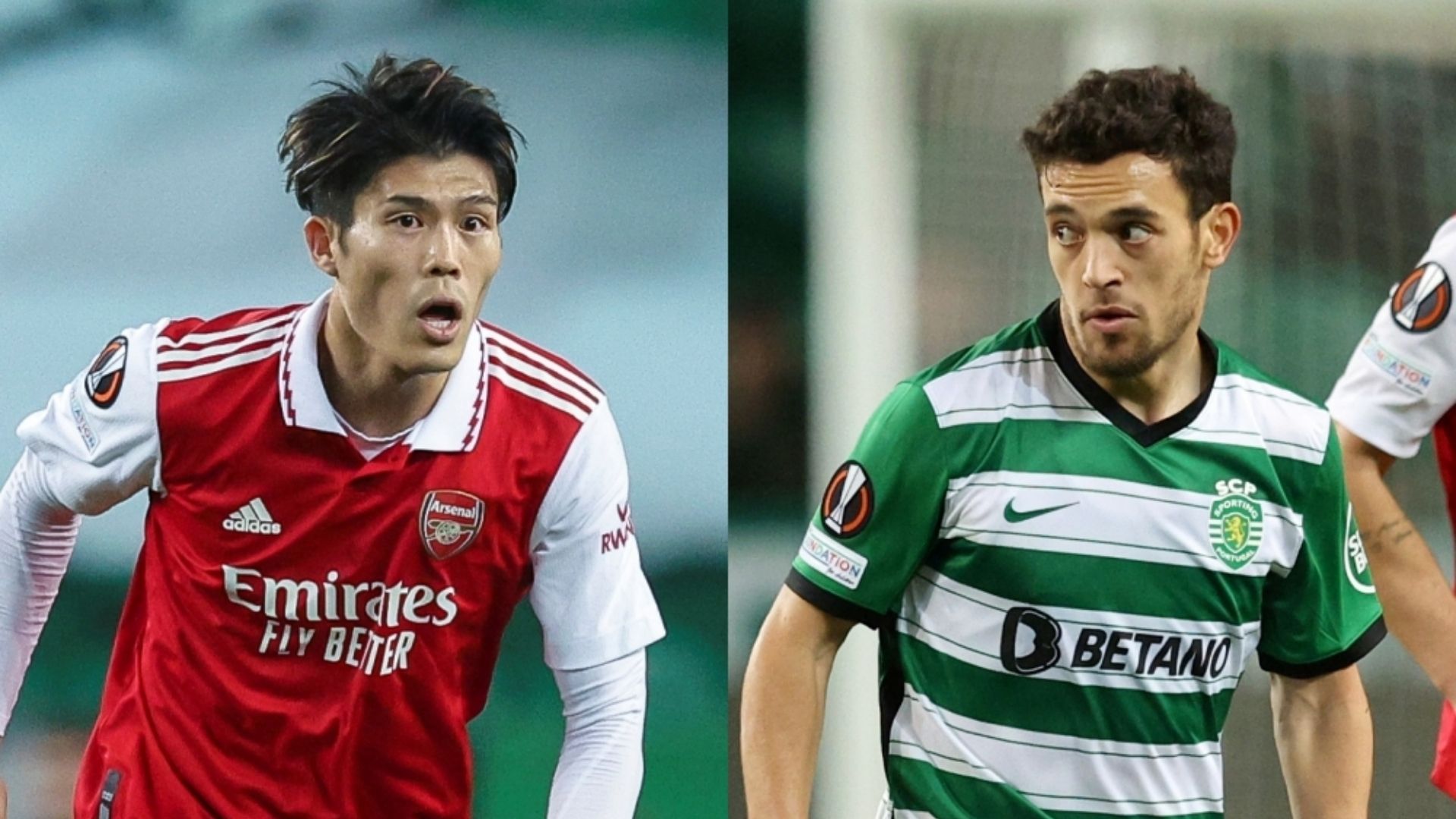 Takehiro Tomiyasu Arsenal Pedro Goncalves Sporting CP