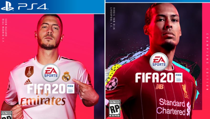 FIFA 20 Hazard van Dijk Cover
