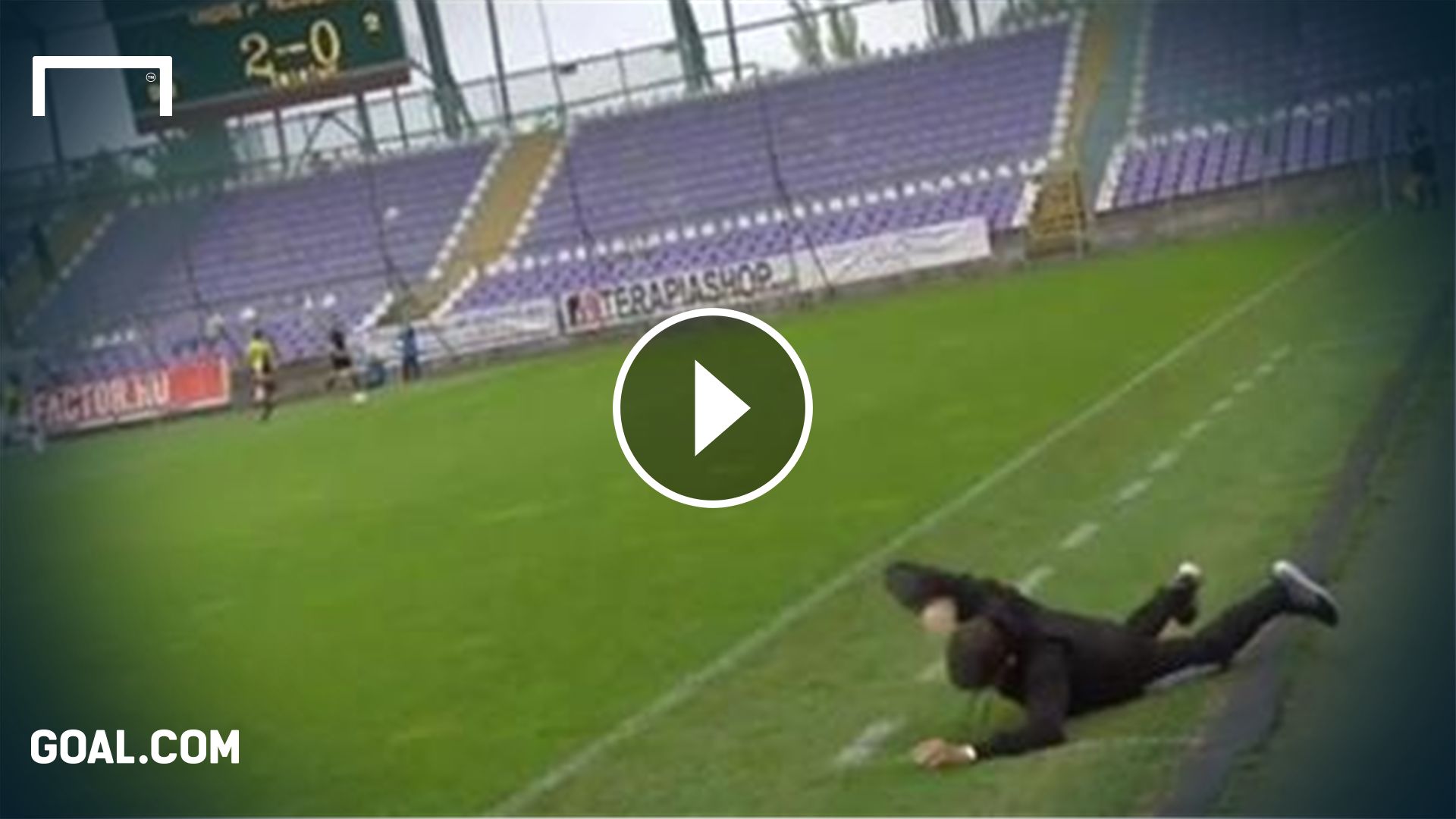 Tomiszlav Szivics a földet veri