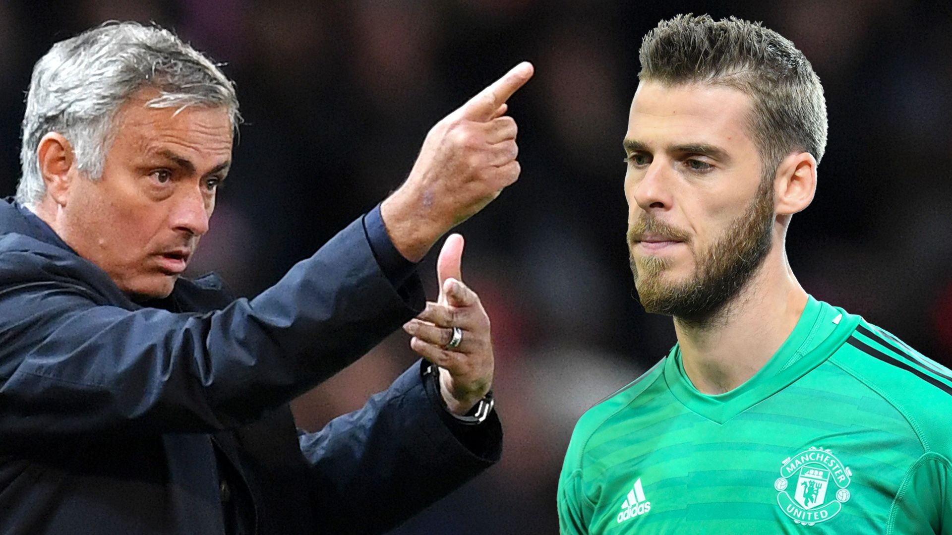 Jose Mourinho David De Gea Man Utd 2018-19
