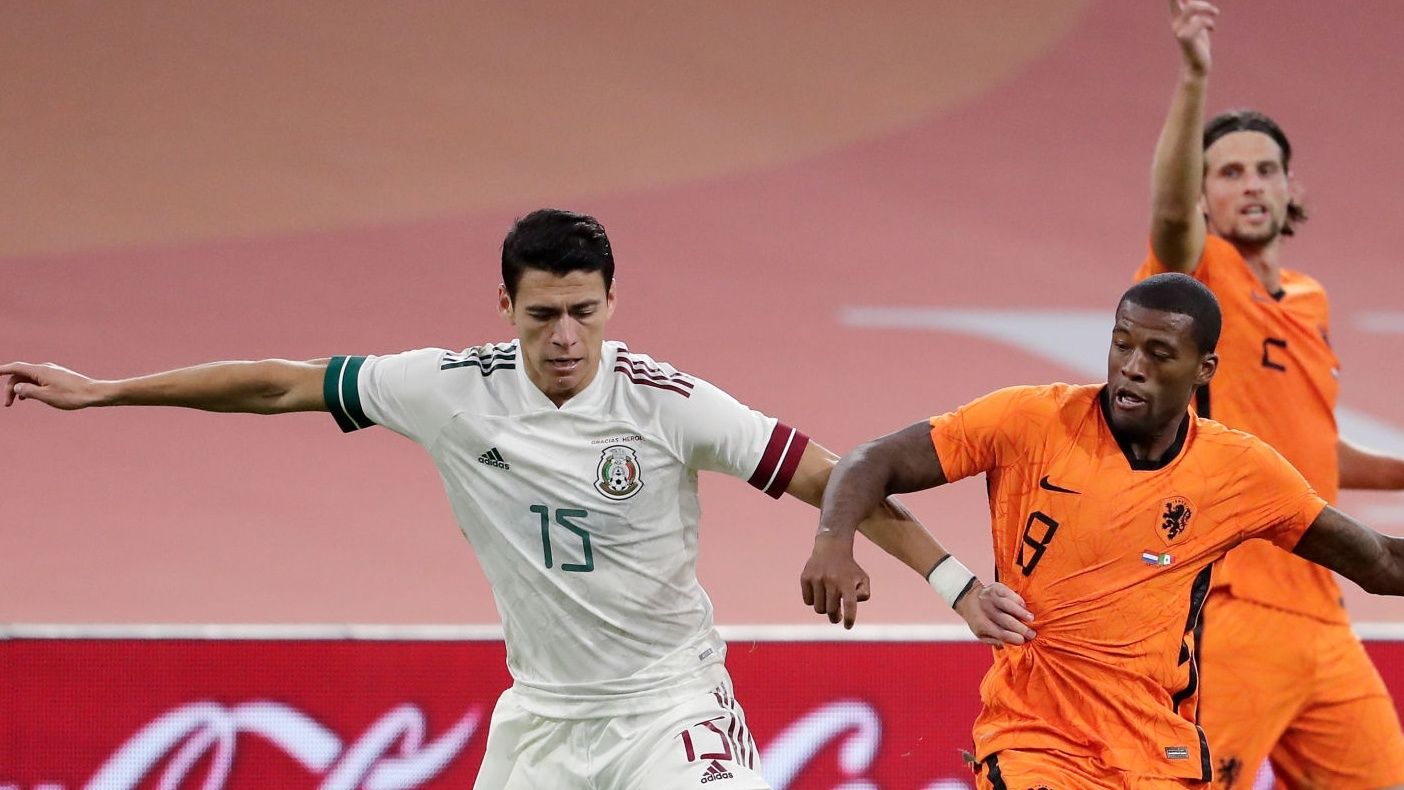 Héctor Moreno México vs Holanda 071020