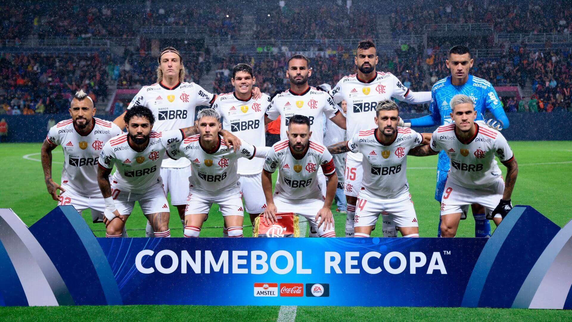 Time do Flamengo na Recopa Sul-Americana 2023