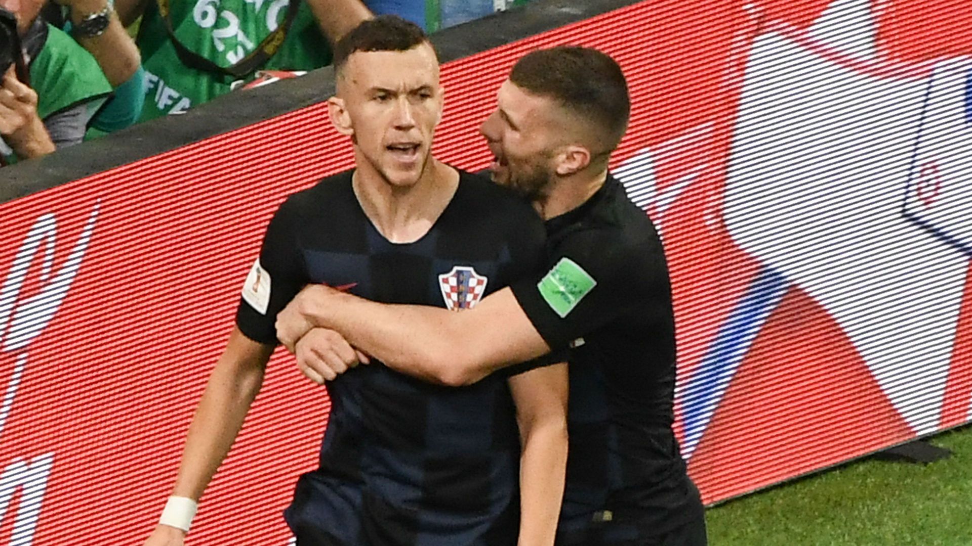 croatia england - ivan perisic ante rebic goal - world cup - 11072018