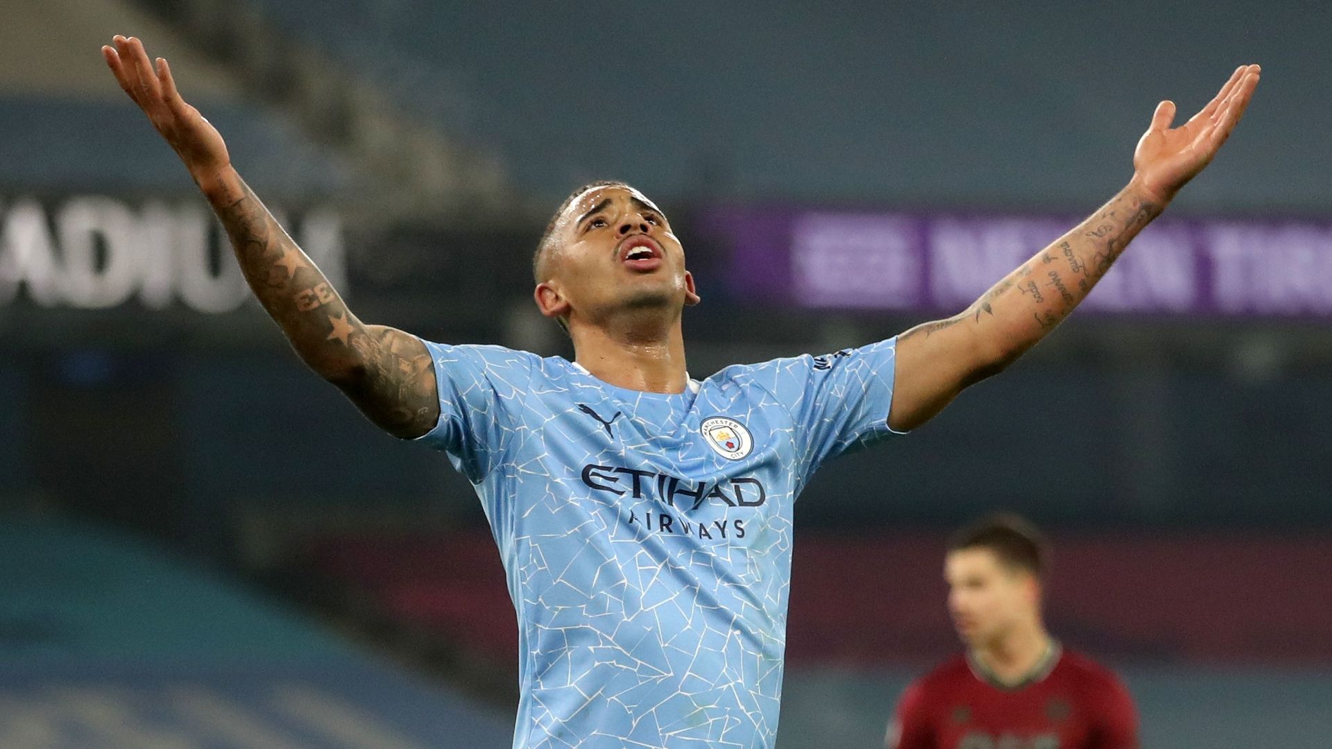 Gabriel Jesus Manchester City Wolves Premier League GFX