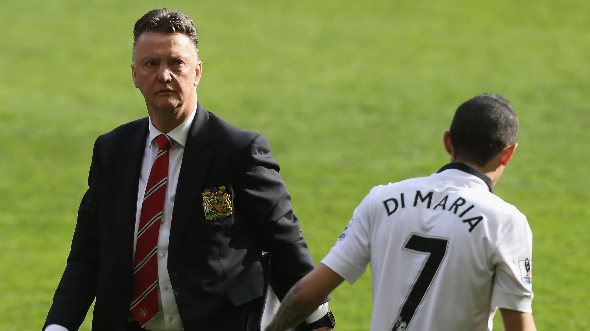 Louis van Gaal und Angel di Maria