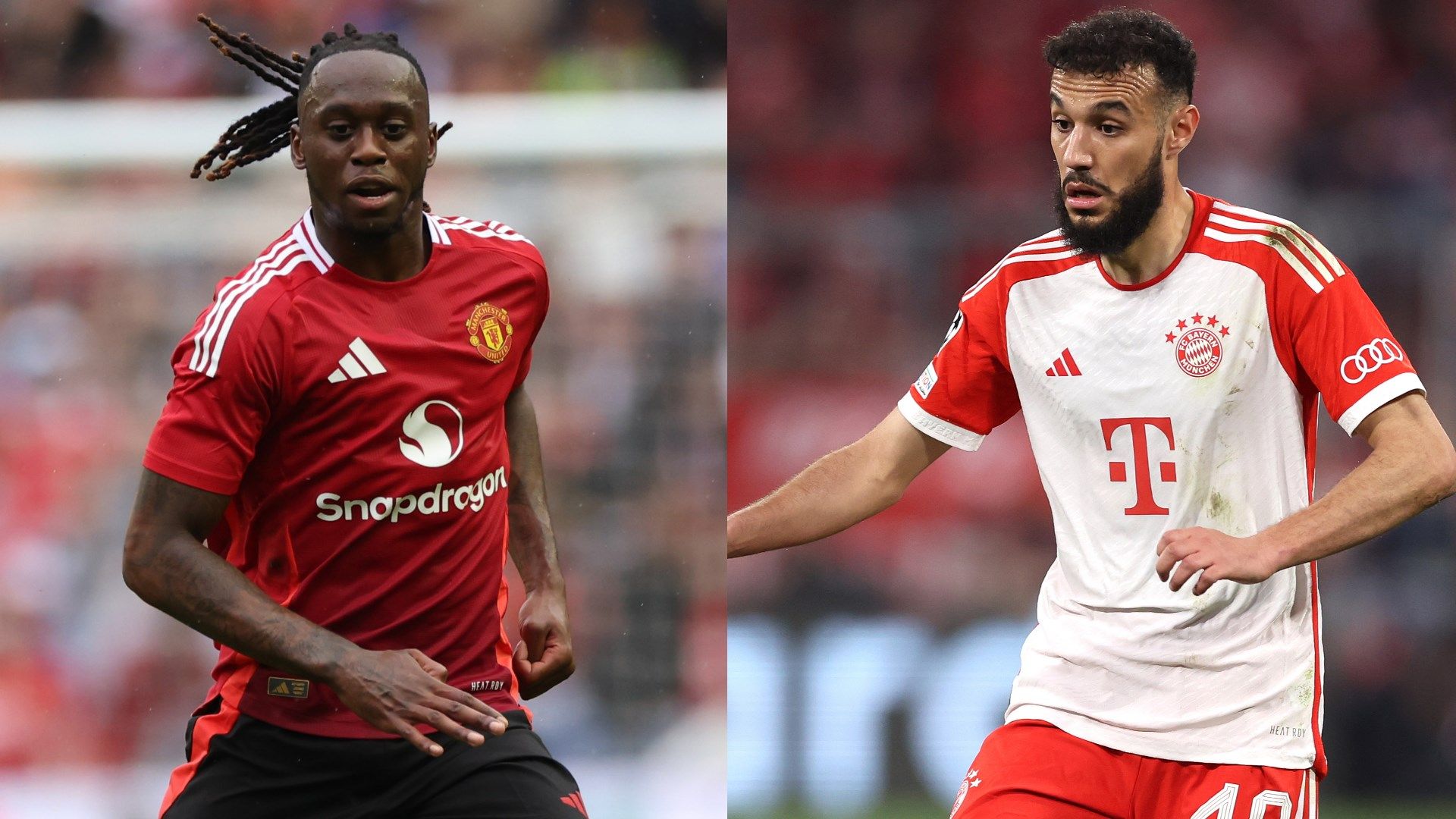 Aaron Wan-Bissaka Noussair Mazraoui