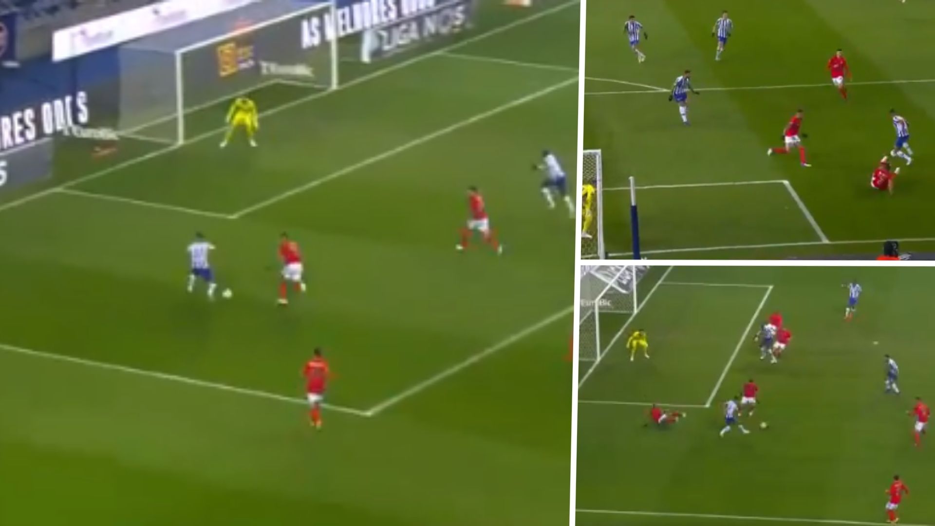 Asistencia Tecatito vs Benfica