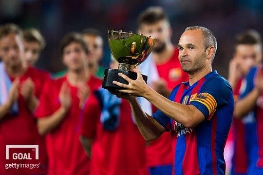 FC바르셀로나 선수 시절 이니에스타. 사진=게티이미지