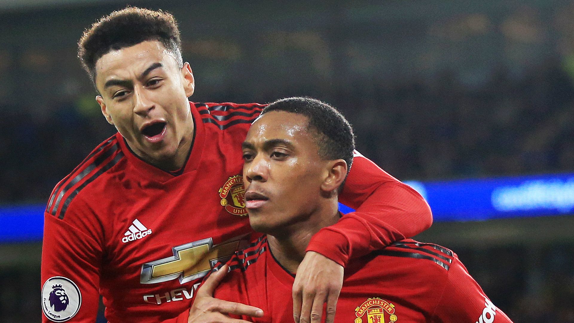 Jesse Lingard Anthony Martial Cardiff vs Manchester United Premier League 2018-19