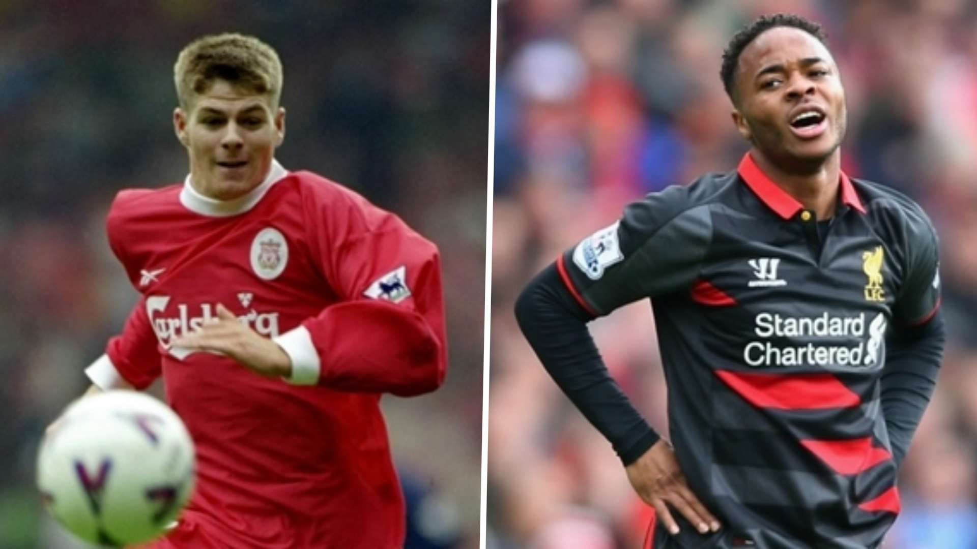 Steven Gerrard Raheem Sterling Liverpool