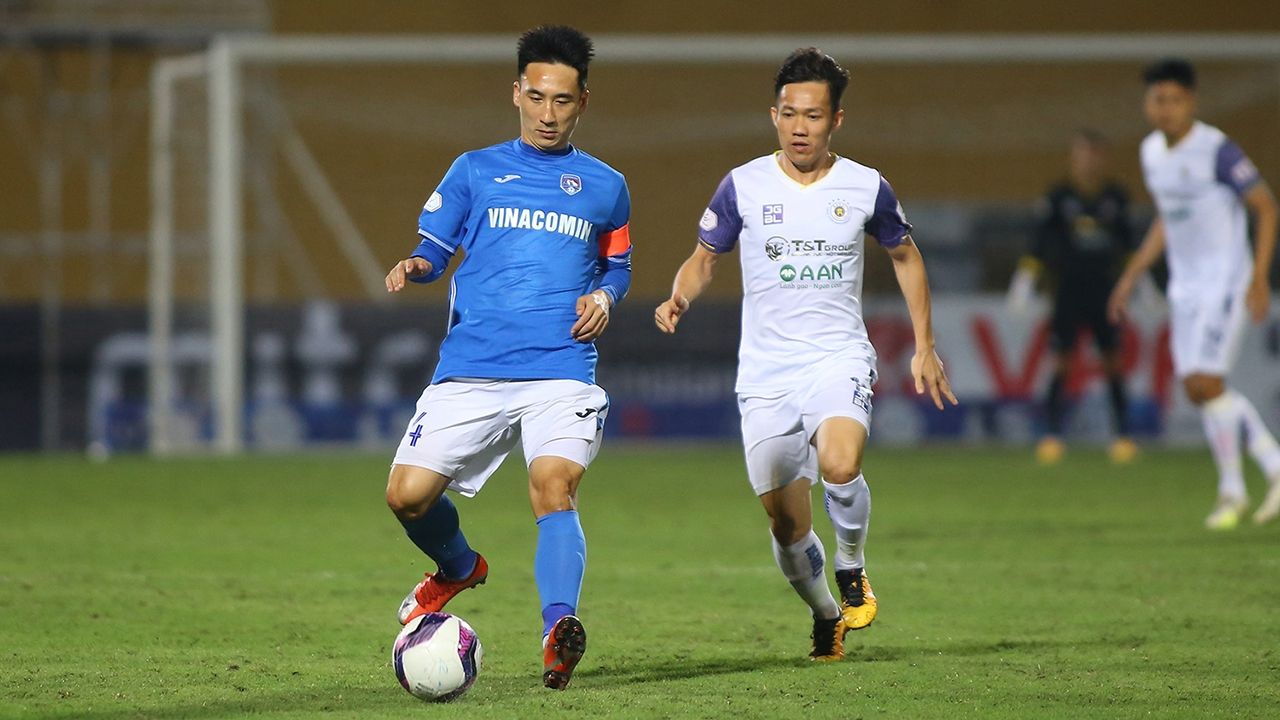 Nguyen Hai Huy Le Tan Tai Ha Noi Than Quang Ninh | V.League 2021