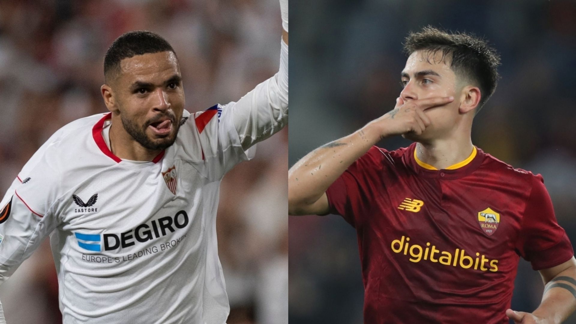 Youssef En-Nesyri Sevilla Paulo Dybala Roma