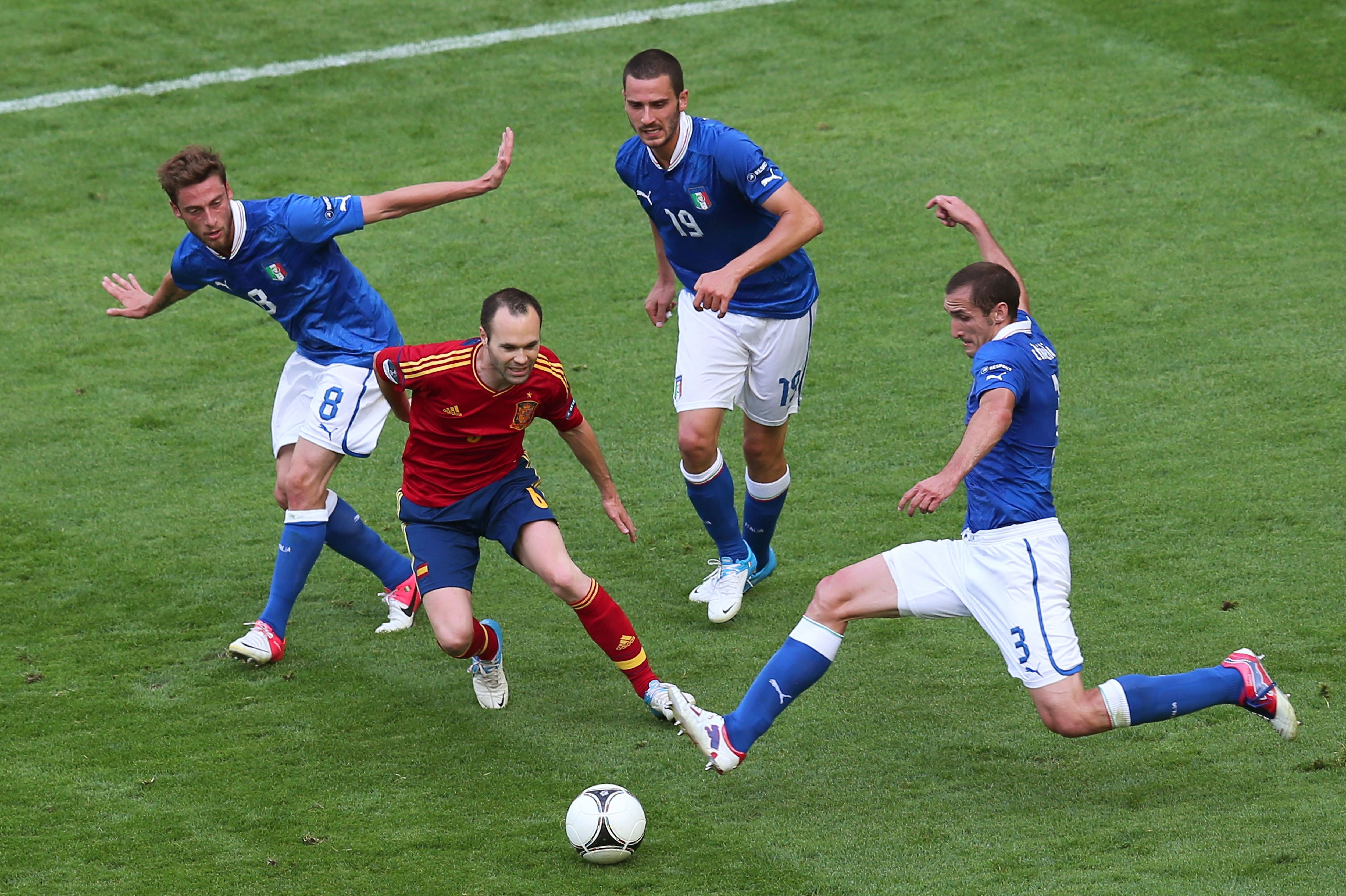 Spain v Italy - Group C: UEFA EURO 2012 Iniesta