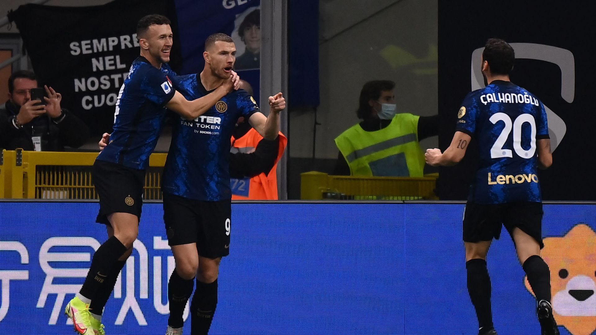 Edin Dzeko Inter Juventus Serie A