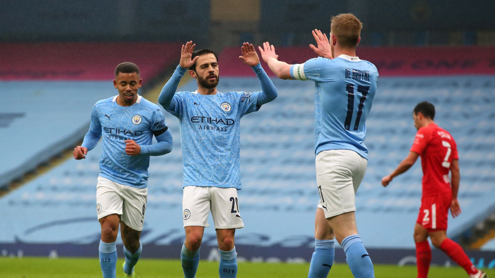 Bernando Silva celebra su gol frente al Birmingham
