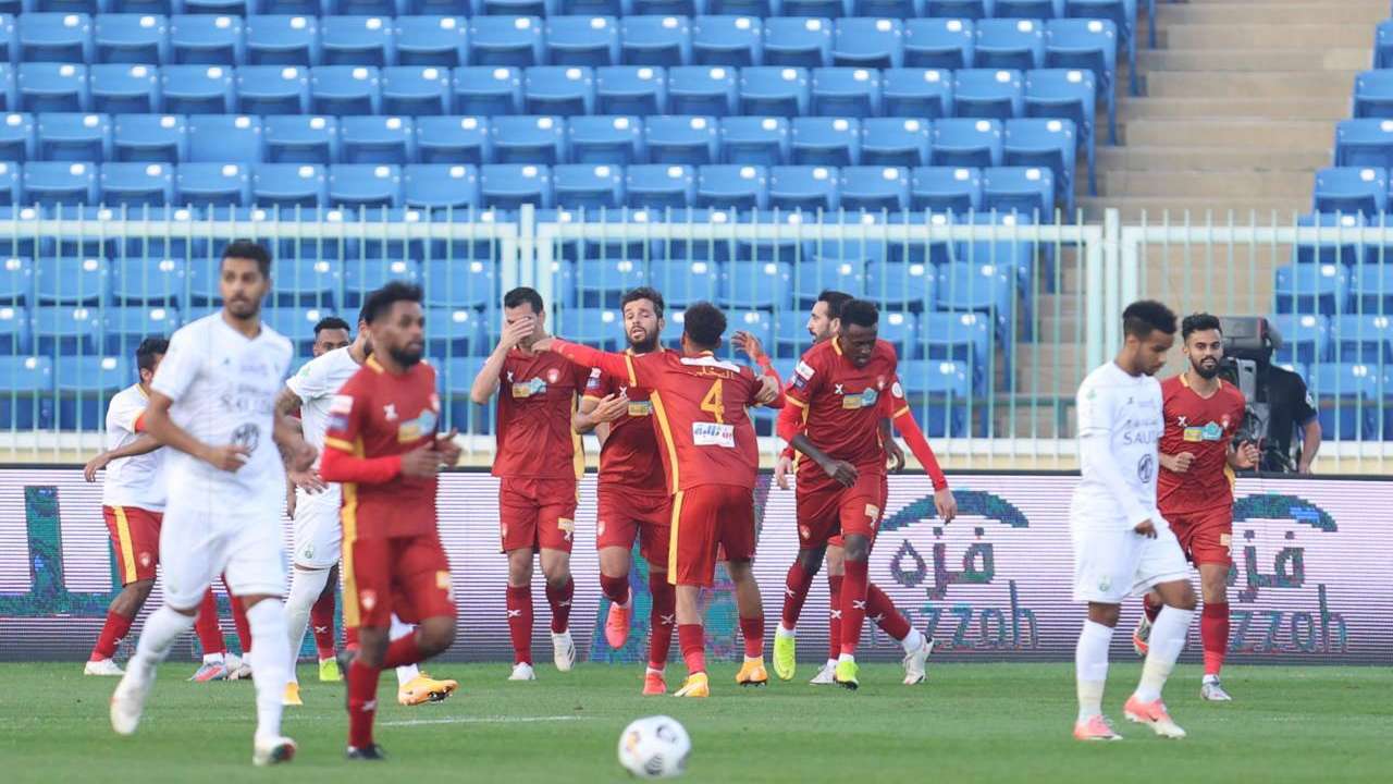 ضمك الأهلي الدوري السعودي 2020-2021