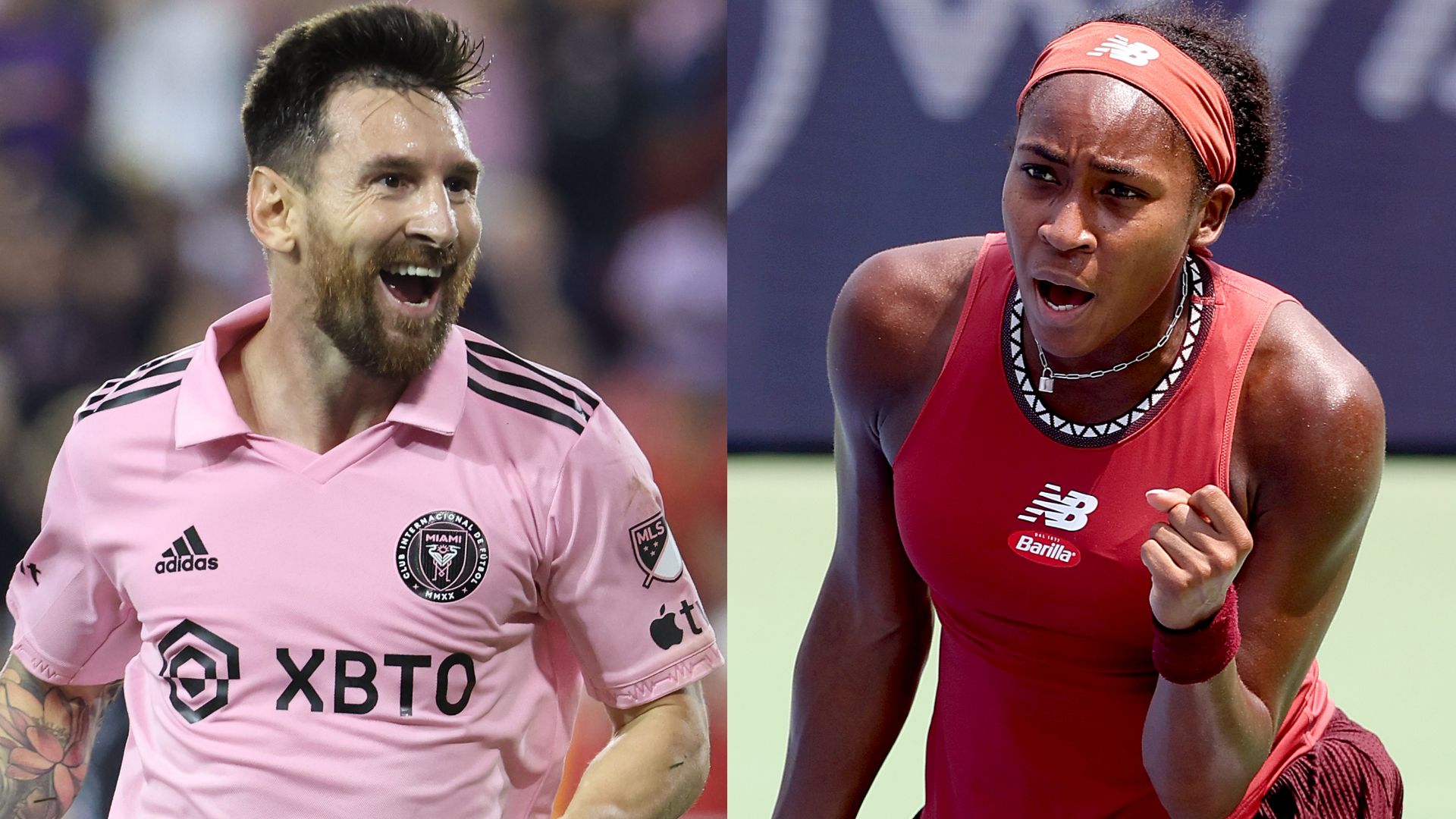 Lionel Messi Coco Gauff