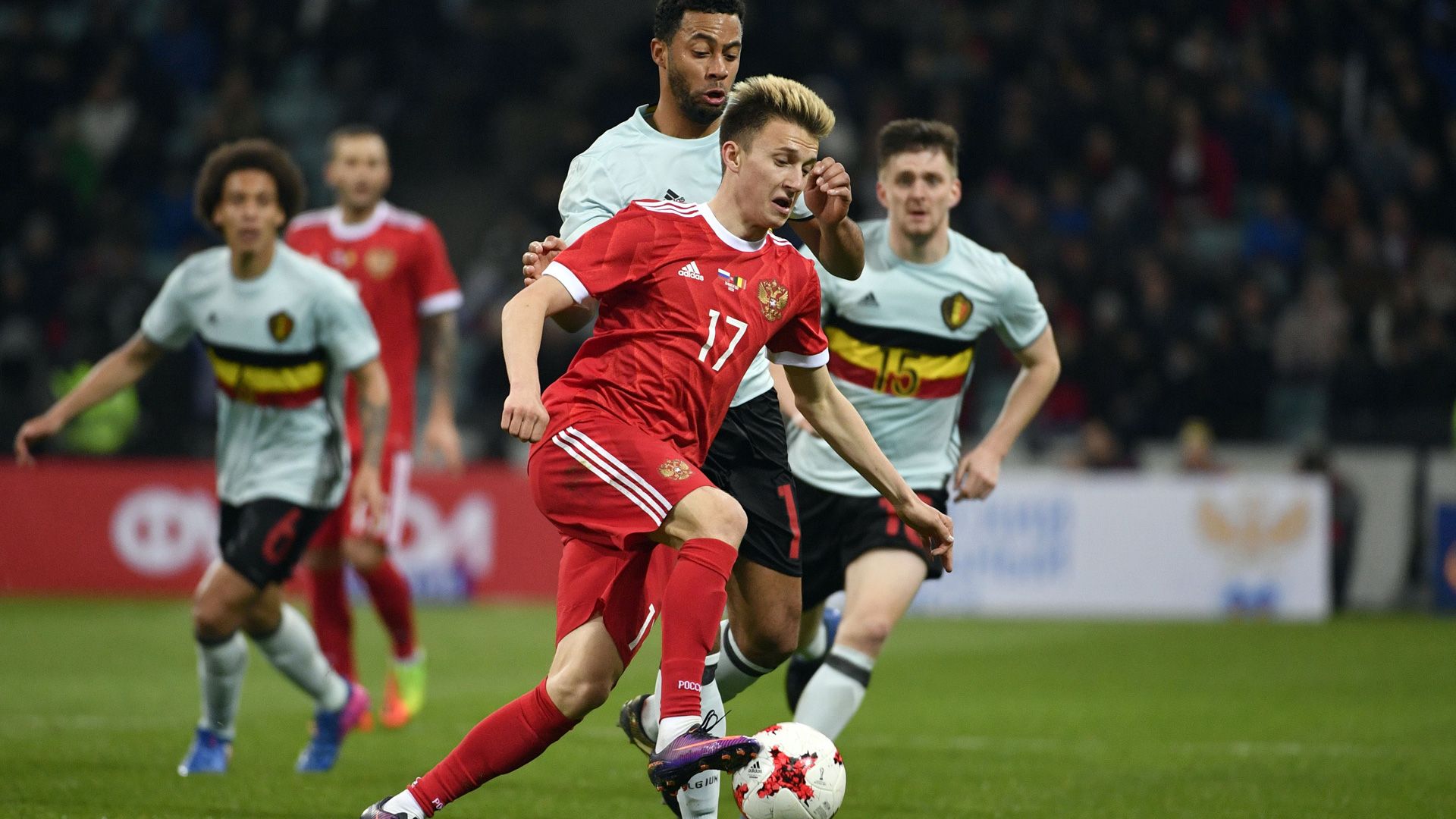 Aleksandr Golovin Russia Belgium 0317