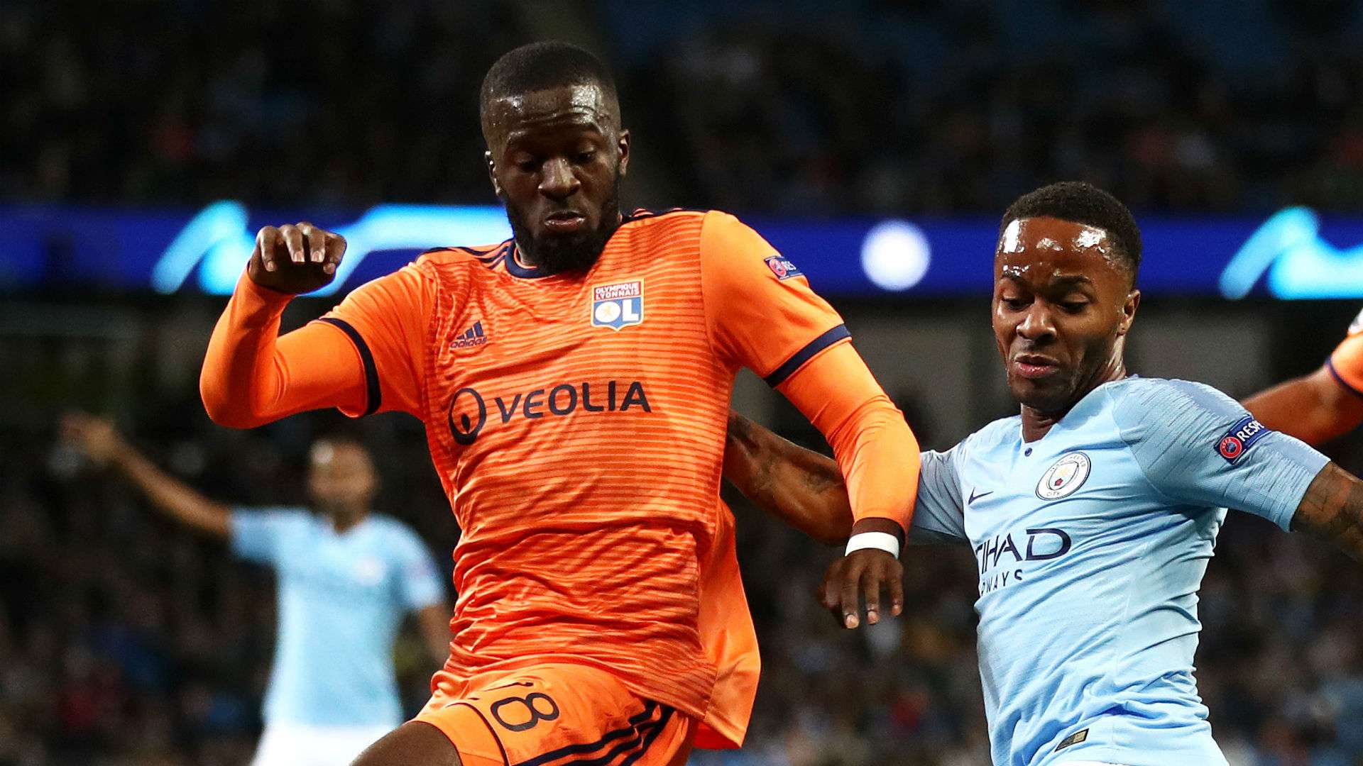 Tanguy Ndombele Raheem Sterling Lyon Manchester City