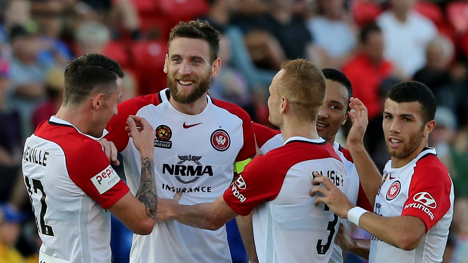 Rob Cornthwaite Newcastle Jets v Western Sydney Wanderers A-League 01042017