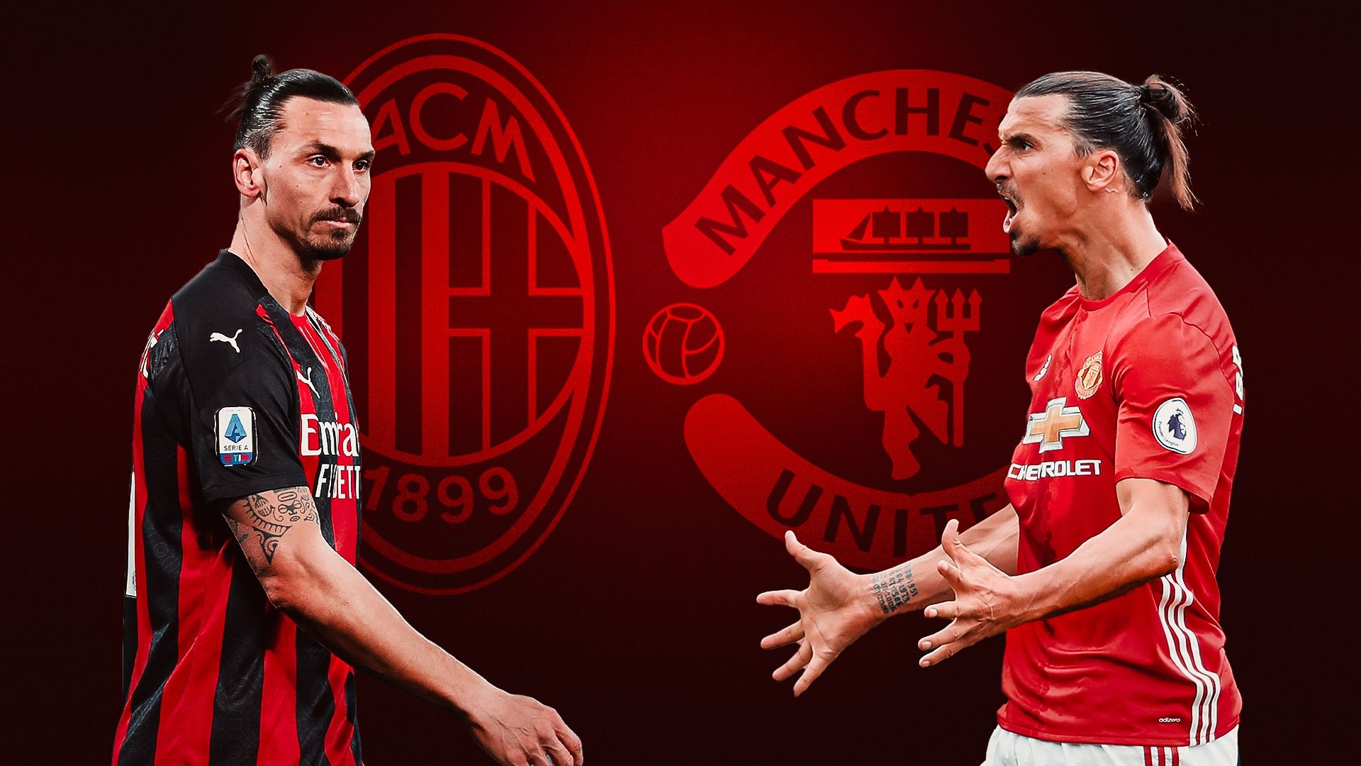 Zlatan Ibrahimovic Milan Manchester United