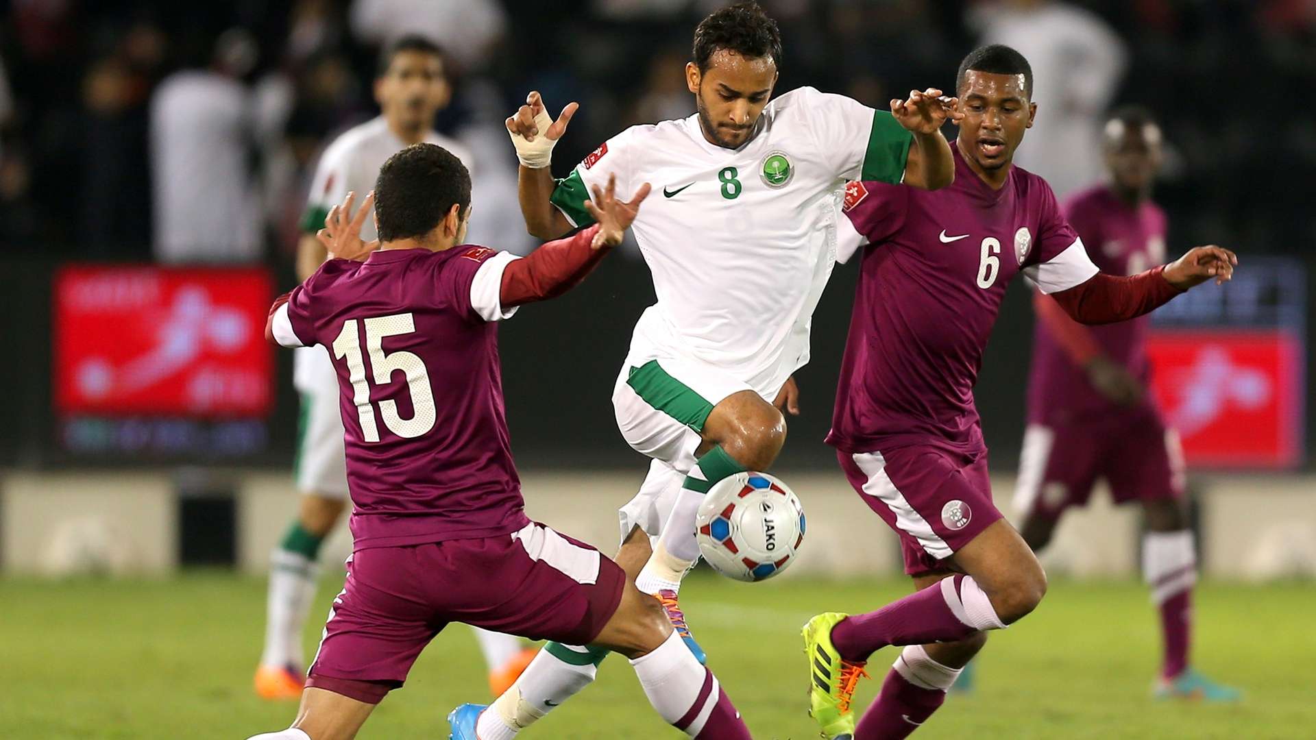 Luiz Martin Abdulaziz Hatem Abdulla Otaif Qatar Saudi Arabia 8th West Asia Football Federation (WAFF) championship in Doha