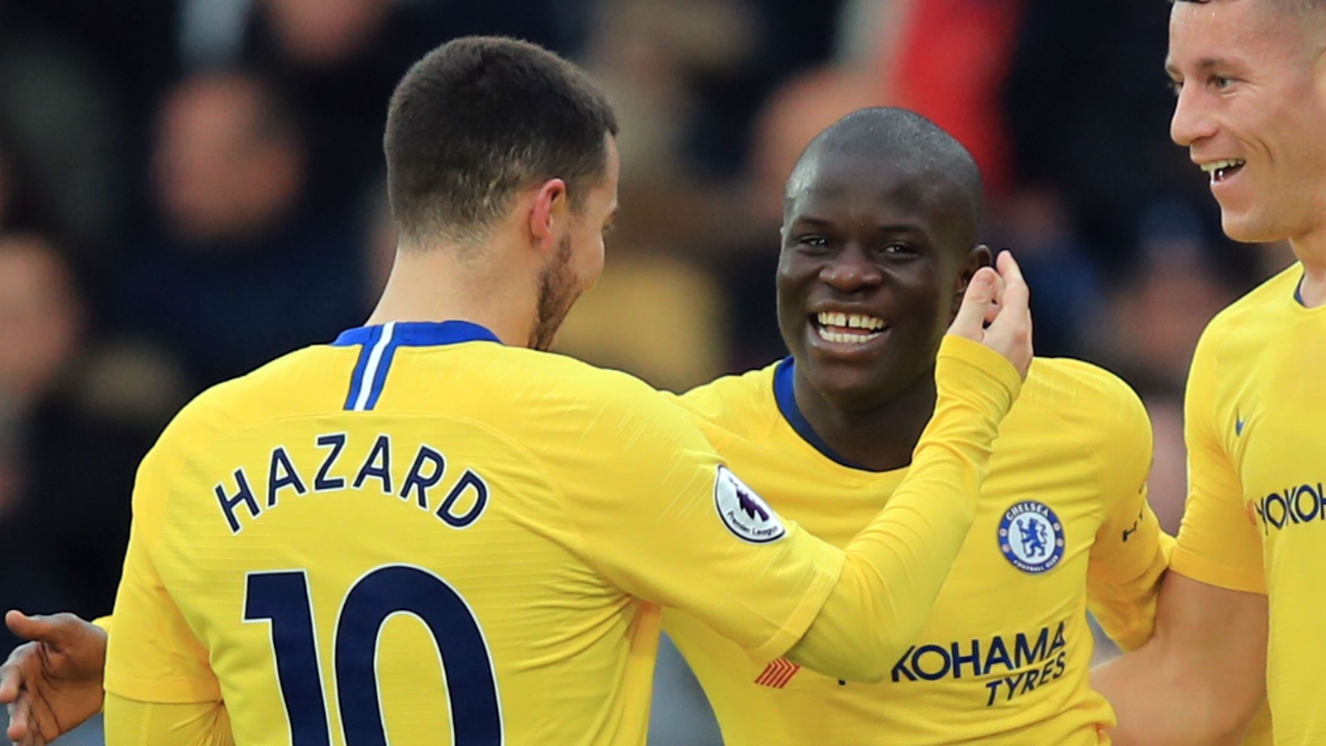 Eden Hazard N'Golo Kante Chelsea 2018-19
