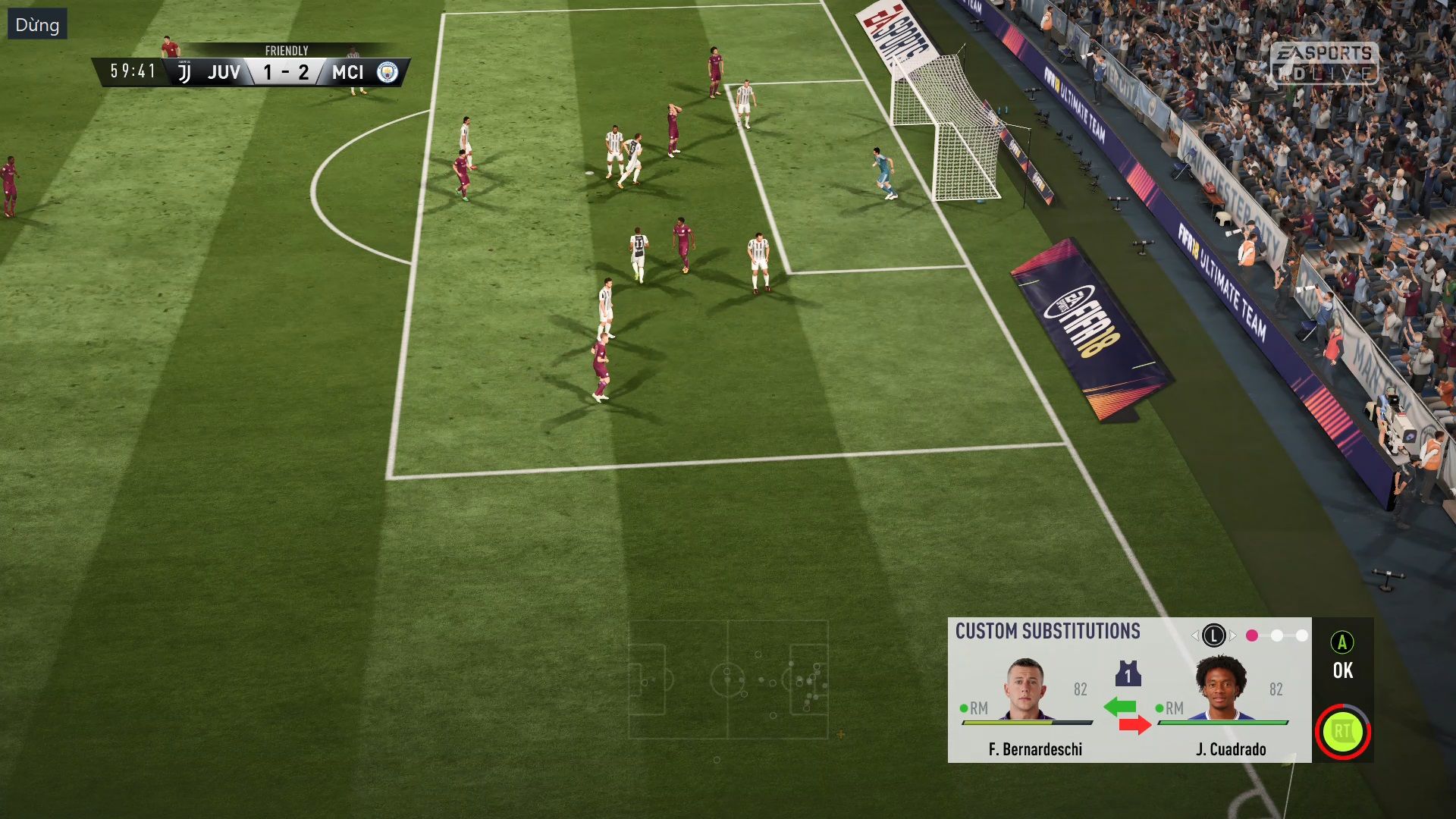 FIFA 18 Demo Quick Subtitutions