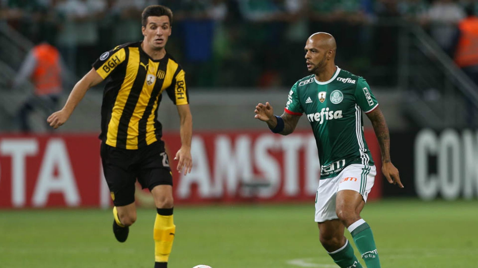 Felipe Melo - Palmeiras x Peñarol - 12/04/2017