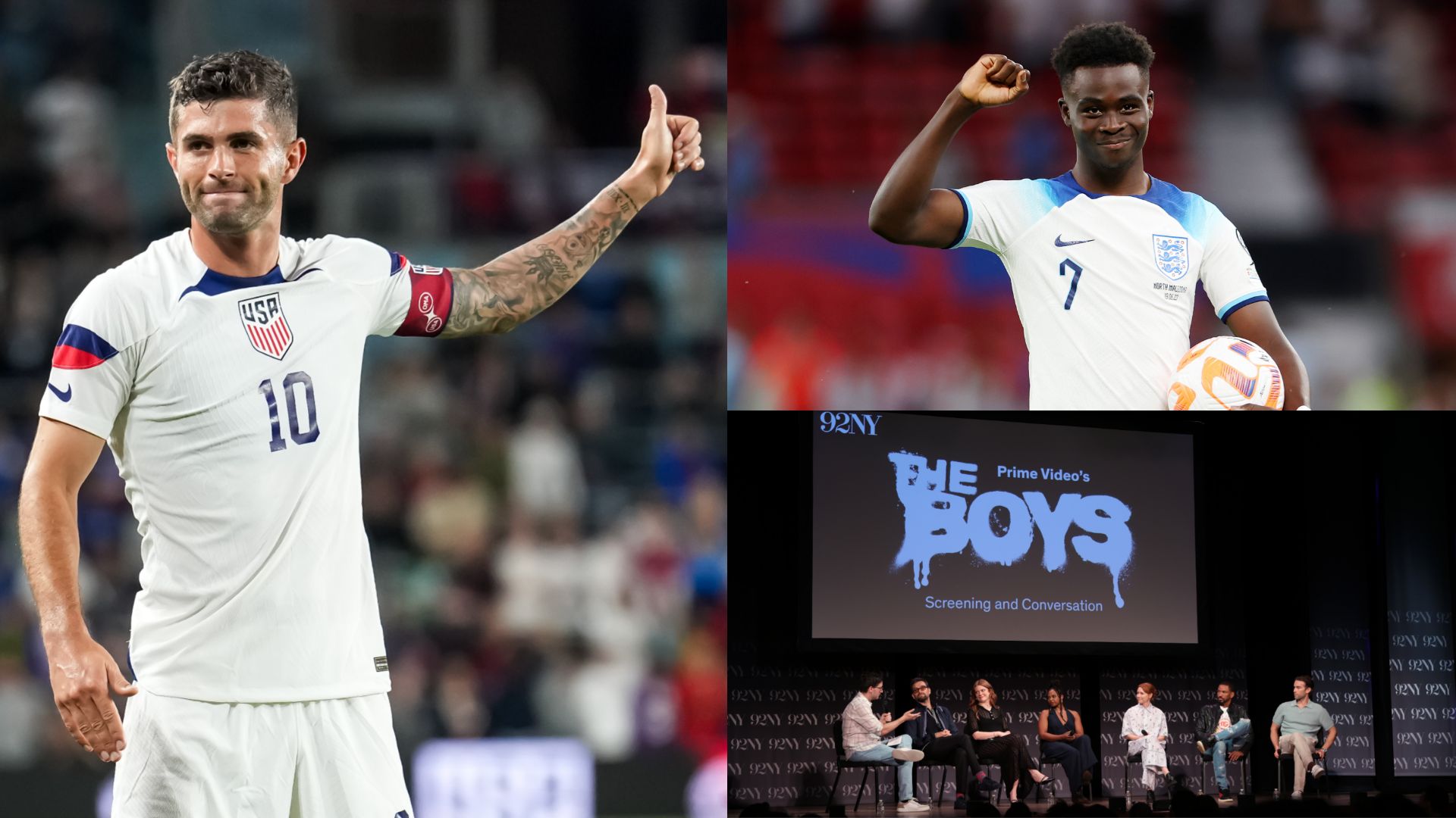 Pulisic, Saka, The Boys